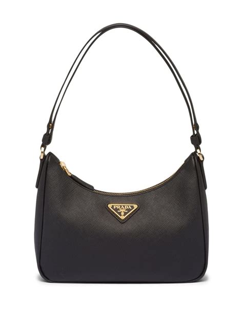 leather prada messenger bag essentials|prada handbags farfetch.